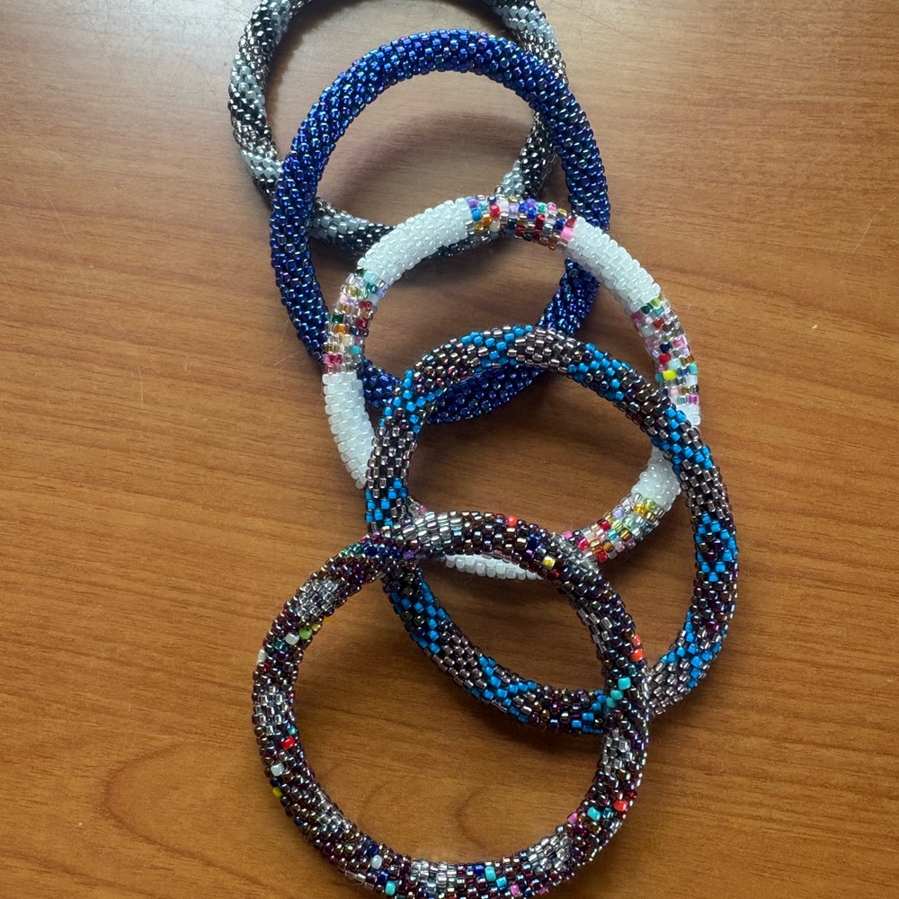 Colorful Beaded Bracelet Set